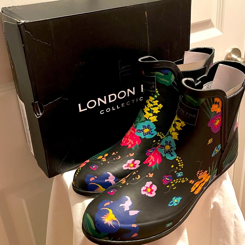 London Fog Women’s Piccadilly Rain Boots 10M